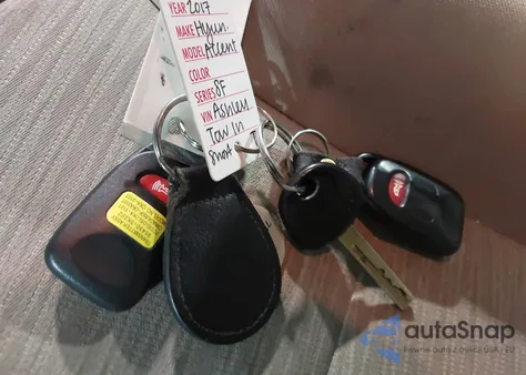 2017 Hyundai Accent Se z USA, uszkodzony, nr VIN KMHCT4AE8HU289053